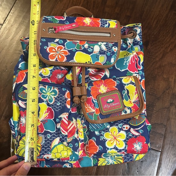 Lily Bloom Colorful Floral Backpack - Picture 9 of 10